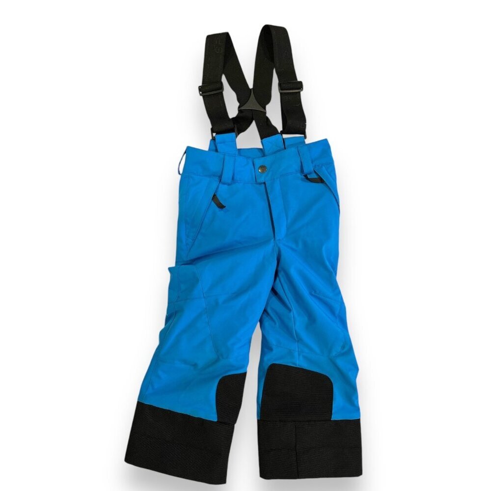 Spyder Propulsion Insulated Ski Snow Pants Blue Black Suspenders Size 3 Toddler